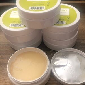 Case of 6 Brandless Salt and Sugar Exfoliating Body Scrub Lemon Verbena 8oz